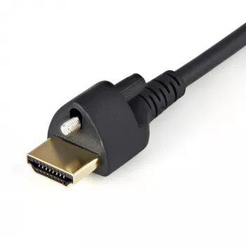 StarTech.com 2m HDMI 2.0 kabelis su užrakinamu varžtu – 4K 60Hz HDR, didelės spartos HDMI laidas su Ethernet, vyriški-vyriški jungtys