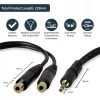 StarTech.com 15 cm stereo skirstytuvas – 3,5 mm kištukas į 2x 3,5 mm lizdus