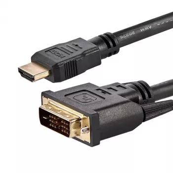 StarTech.com 6 ft HDMI į DVI-D laidas - M/M, 1,8 m, HDMI, DVI-D, Kištukas, Kištukas, Tiesus