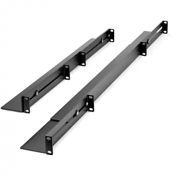 StarTech.com 1U 19 colių serverio stovo bėgeliai – 24–36 colių reguliuojamas gylis – universalūs 4 stulpo stovo tvirtinimo bėgeliai – tinklo įrangos/serverio/UPS tvirtinimo rinkinys HPE ProLiant Dell PowerEdge