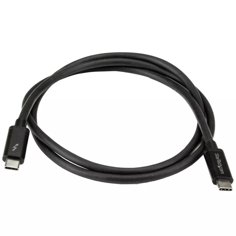 StarTech.com 1m Thunderbolt 3 (20Gbps) USB-C laidas - suderinamas su Thunderbolt, USB ir DisplayPort
