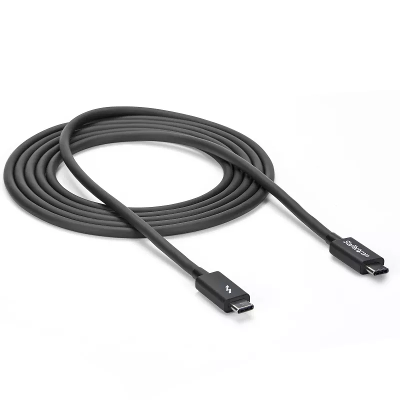 StarTech.com 2m Thunderbolt 3 (20Gbps) USB-C laidas – suderinamas su Thunderbolt, USB ir DisplayPort