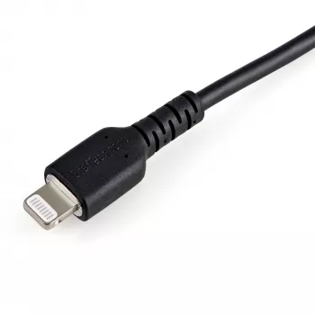 StarTech.com 15 cm USB-A į Lightning laidas – itin tvirtas, aramido pluoštu sustiprintas, Apple MFi sertifikuotas (juodas)