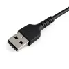 StarTech.com 15 cm USB-A į Lightning laidas – itin tvirtas, aramido pluoštu sustiprintas, Apple MFi sertifikuotas (juodas)