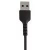 StarTech.com 15 cm USB-A į Lightning laidas – itin tvirtas, aramido pluoštu sustiprintas, Apple MFi sertifikuotas (juodas)