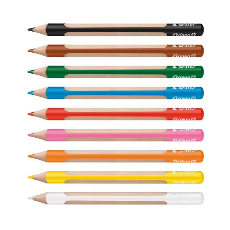 Akvareliniai pieštukai Pelikan griffix Multicolour 10 vnt.