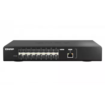 QNAP QSW-M5216-1T tinklo jungiklis, valdomas L2, juodas