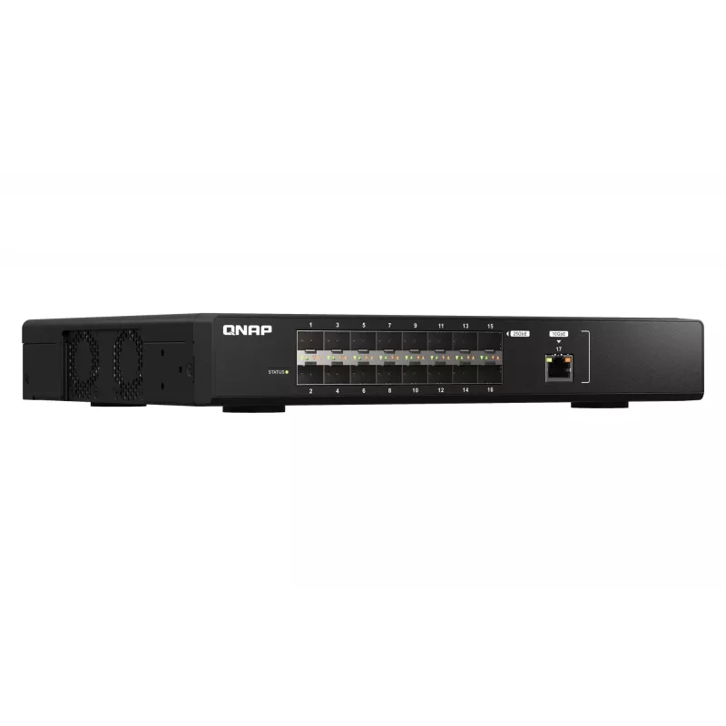 QNAP QSW-M5216-1T tinklo jungiklis, valdomas L2, juodas