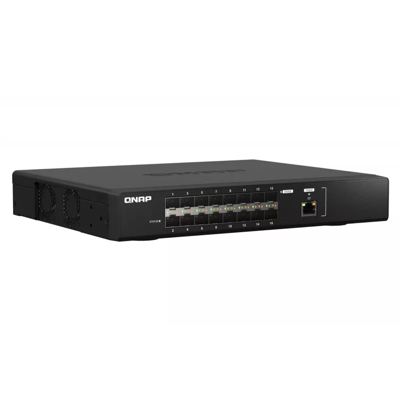 QNAP QSW-M5216-1T tinklo jungiklis, valdomas L2, juodas