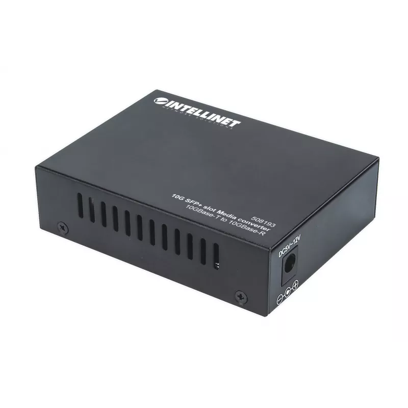 Intellinet 10GBase-T į 10GBase-R medijos keitiklis, 1 x 10 GB SFP+ lizdas, 1 x 10GB RJ45 prievadas