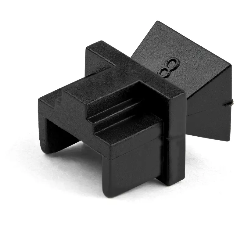 StarTech.com 100 vnt. RJ45 dulkių dangteliai - daugkartiniai RJ45 kištukai / apsauginiai dangteliai Ethernet/LAN prievadams - įspaudžiami RJ45 lizdo apsauginiai dangteliai šakotuvams, jungikliams, maršrutizatoriams