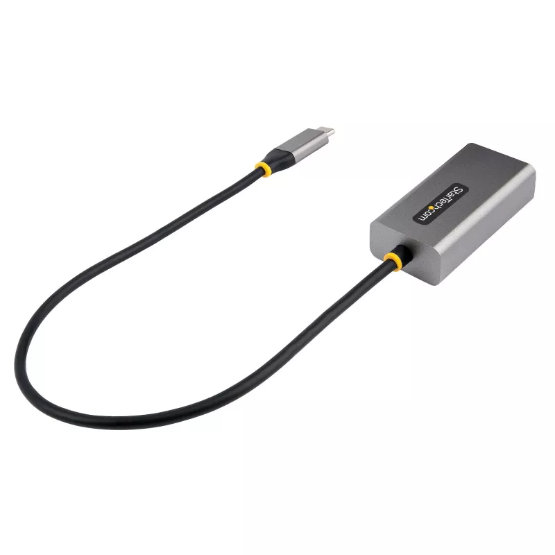 StarTech.com USB-C į Ethernet adapteris, USB 3.0 į Gigabit Ethernet tinklo adapteris - 10/100/1000 Mbps, USB-C į RJ45 Ethernet adapteris (GbE), 30 cm integruotas kabelis, tvarkyklių nereikalaujantis diegimas