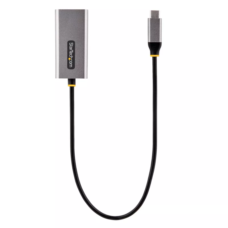 StarTech.com USB-C į Ethernet adapteris, USB 3.0 į Gigabit Ethernet tinklo adapteris - 10/100/1000 Mbps, USB-C į RJ45 Ethernet adapteris (GbE), 30 cm integruotas kabelis, tvarkyklių nereikalaujantis diegimas