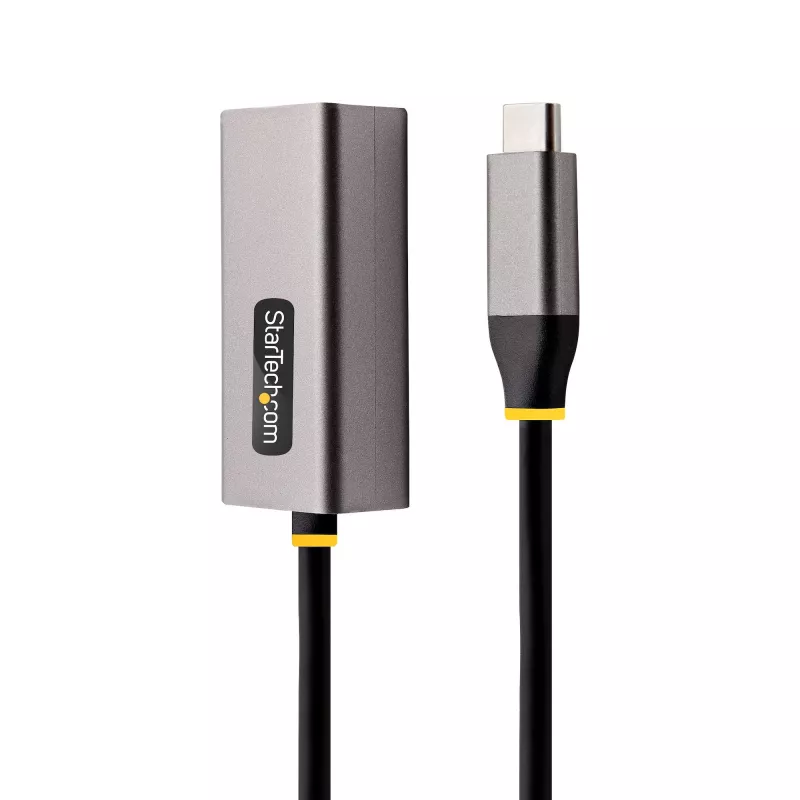 StarTech.com USB-C į Ethernet adapteris, USB 3.0 į Gigabit Ethernet tinklo adapteris - 10/100/1000 Mbps, USB-C į RJ45 Ethernet adapteris (GbE), 30 cm integruotas kabelis, tvarkyklių nereikalaujantis diegimas