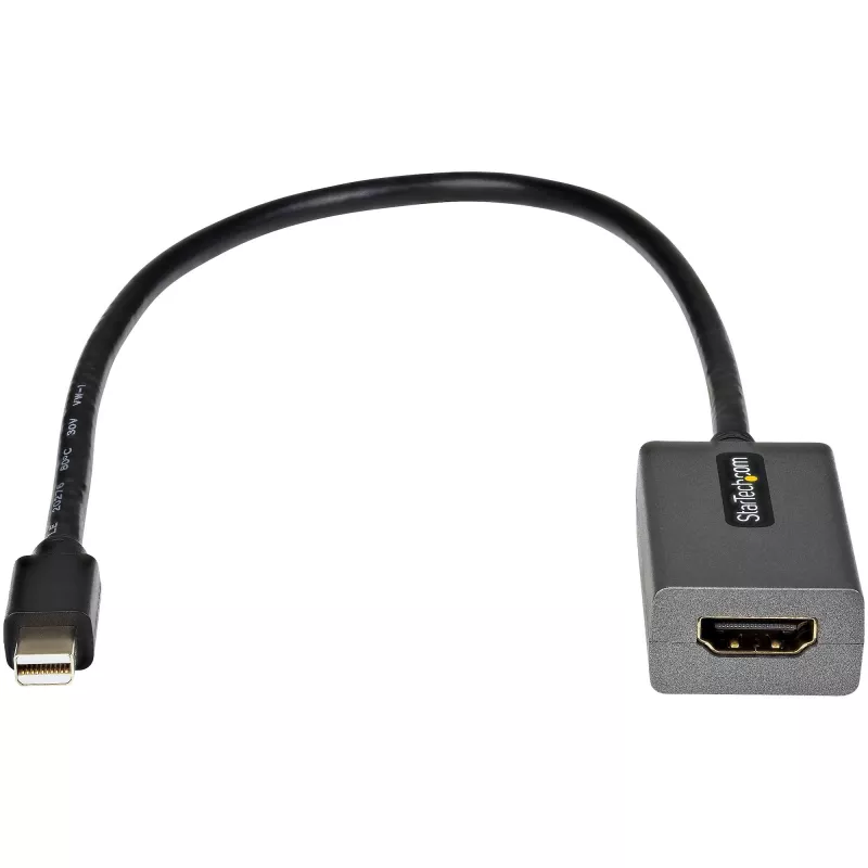 StarTech.com Mini DisplayPort į HDMI adapteris - mDP į HDMI adapteris - 1080p - Mini DisplayPort 1.2 į HDMI monitorių/ekraną - Mini DP į HDMI vaizdo keitiklis - 12 colių ilgio kabelis - Atnaujinta MDP2HDMI versija