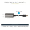 StarTech.com Mini DisplayPort į HDMI adapteris - mDP į HDMI adapteris - 1080p - Mini DisplayPort 1.2 į HDMI monitorių/ekraną - Mini DP į HDMI vaizdo keitiklis - 12 colių ilgio kabelis - Atnaujinta MDP2HDMI versija