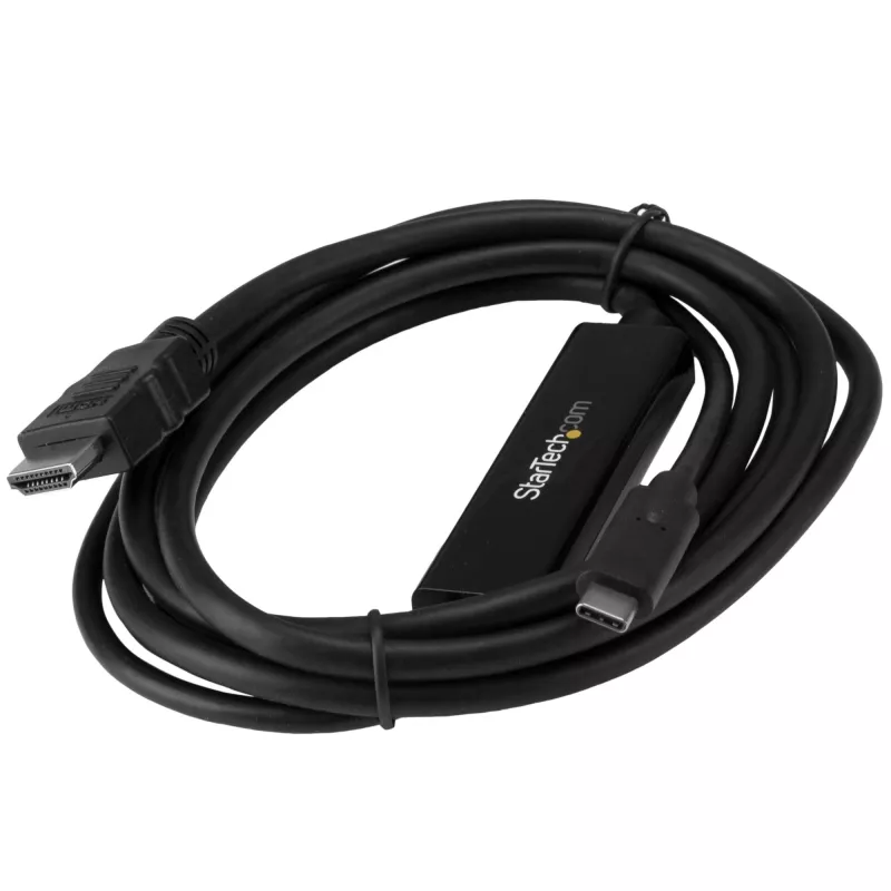 StarTech.com 6ft (2m) USB C į HDMI laidas - 4K 30Hz USB Type-C į HDMI vaizdo keitiklis - USB-C DP Alt režimo į HDMI monitoriaus adapteris - suderinamas su Thunderbolt