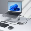 StarTech.com 4 prievadų USB šakotuvas – USB 3.0 5Gbps, maitinamas iš magistralės, USB-A į 4x USB-A su papildomu maitinimo įėjimu – nešiojamas šakotuvas nešiojamam ir staliniam kompiuteriui, 30 cm laidas