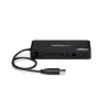 StarTech.com USB 3.0 Mini Dock – nešiojama USB-A stotelė su dviem DisplayPort 4K 60Hz ir Gigabit Ethernet – 30 cm kabelis