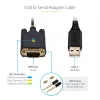 StarTech.com USB į RS232 adapterio laidas, 3 m, USB-A į DB9, FTDI, COM išlaikymas, ESD apsauga