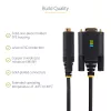 StarTech.com USB į RS232 adapterio laidas, 3 m, USB-A į DB9, FTDI, COM išlaikymas, ESD apsauga