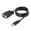 StarTech.com 1 m USB į Null Modem RS232 adapterio laidas, keičiami DB9 varžtai/veržlės, COM išlaikymas, USB-A į RS232, FTDI, 4 lygio ESD apsauga, Windows/macOS/ChromeOS/Linux - tvirta TPE konstrukcija