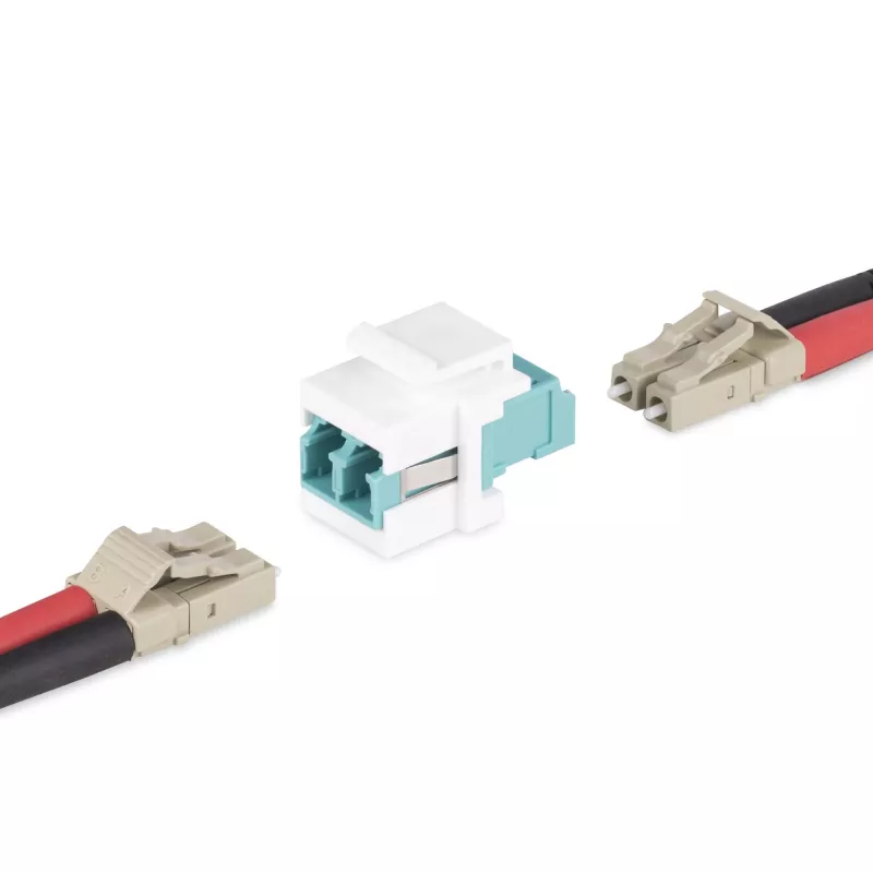 StarTech.com LC į LC mova, LC šviesolaidžio mova, LC/UPC Keystone lizdas, dvipusė šviesolaidžio LC Keystone mova skydeliui