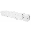 DIGITUS DA-70620 4-jų lizdų lankstus maitinimo blokas su 2 USB prievadais ir jungikliu