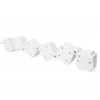 DIGITUS DA-70620 4-jų lizdų lankstus maitinimo blokas su 2 USB prievadais ir jungikliu