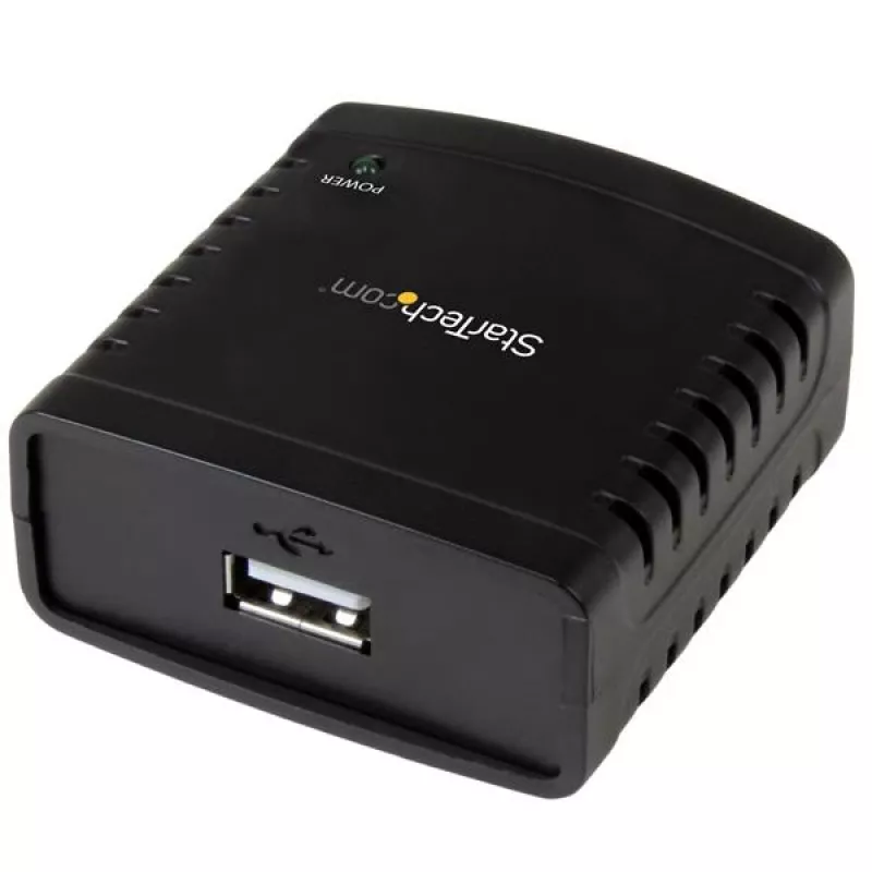 StarTech.com 10/100Mbps Ethernet į USB 2.0 tinklo LPR spausdintuvo serveris