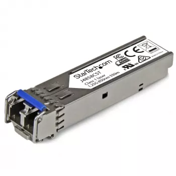 StarTech.com HP J4858C suderinamas SFP siųstuvas-imtuvas - 1000BASE-SX, 1GbE, daugiamodis, LC, 550 m, 850 nm, DDM