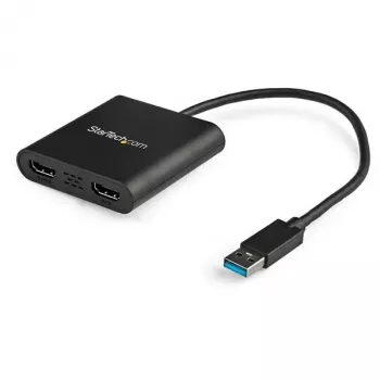StarTech.com USB 3.0 į dvigubą HDMI adapteris, USB į 2x HDMI monitorių keitiklis, skirtas Windows (nepalaiko macOS/ChromeOS/Linux) - TAA