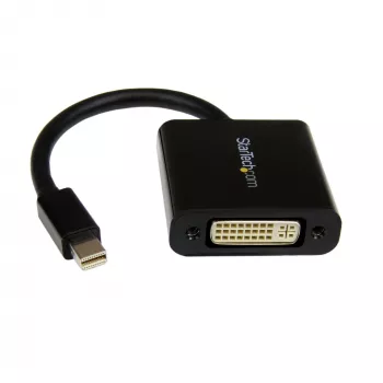 StarTech.com MDP2DVI3 Mini DisplayPort į DVI keitiklis, 1920x1200 (WUXGA), pasyvus, suderinamas su Thunderbolt, 17 cm, juodos spalvos
