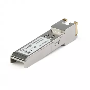 StarTech.com Cisco GLC-TE suderinamas modulis – 1000BASE-T varinis pramoninis gigabitinio Ethernet siųstuvas-imtuvas – SFP į RJ45 Cat6/Cat5e 100 m praplėstos temperatūros – Cisco Firepower, IE 2000, C9500, C2960