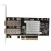 StarTech.com 2 prievadų 10G šviesolaidinė tinklo plokštė su atvirais SFP+ lizdais - PCIe, Intel mikroschema