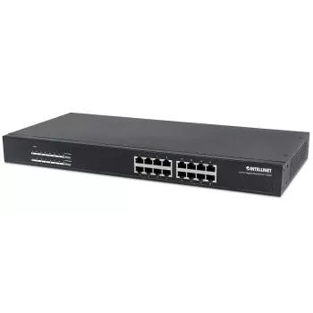 Nevaldomas jungiklis Intellinet 16 prievadų Gigabit Ethernet PoE+