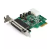 StarTech.com 4 prievadų PCI Express RS232 serijinis adapteris - PCIe RS232 serijinis valdiklis - PCIe į serijinį DB9 - 16950 UART - žemo profilio plėtimosi kortelė - Windows/Linux - TAA