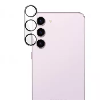 Apsauginis fotoaparato lęšio stikliukas PanzerGlass Samsung Galaxy S23 S23 Plus atsparus įbrėžimams ir smūgiams