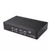 StarTech.com 4 prievadų DisplayPort KVM jungiklis – 4K 60Hz – vienas ekranas – dviejų prievadų UHD DP 1.2 USB KVM jungiklis su integruotu USB 2.0 centru ir garsu – Dell, HP, Apple, Lenovo – TAA atitiktis