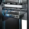 StarTech.com CABSHELF22V 2U ventiliuojama lentyna serverio stovui – universali konsolinė lentyna 19 colių tinklo įrangos stovui, plieninė, 23 kg talpa, 22 colių gylio, juoda