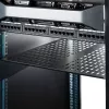 StarTech.com CABSHELF22V 2U ventiliuojama lentyna serverio stovui – universali konsolinė lentyna 19 colių tinklo įrangos stovui, plieninė, 23 kg talpa, 22 colių gylio, juoda
