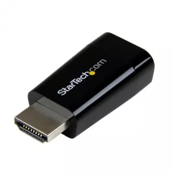 StarTech.com Kompaktiškas HDMI į VGA adapteris – idealus Chromebook, Ultrabook ir nešiojamiesiems kompiuteriams – 1920x1200/1080p