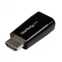 StarTech.com Kompaktiškas HDMI į VGA adapteris – idealus Chromebook, Ultrabook ir nešiojamiesiems kompiuteriams – 1920x1200/1080p