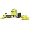 DICOTA Hi-Vis Backpack Yellow – didelio matomumo kuprinė su EN ISO 20471:2013 sertifikatu