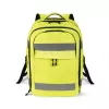 DICOTA Hi-Vis Backpack Yellow – didelio matomumo kuprinė su EN ISO 20471:2013 sertifikatu