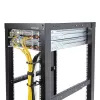 StarTech.com CMHOOK1U 1U vertikalus kabelių tvarkymo D-žiedas serverio stovui - 5,7x10 cm