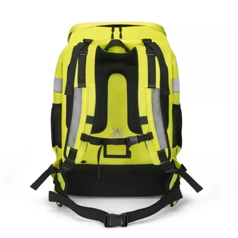Kuprinė DICOTA Hi-Vis geltona, 65 L, iš PET ir TPU