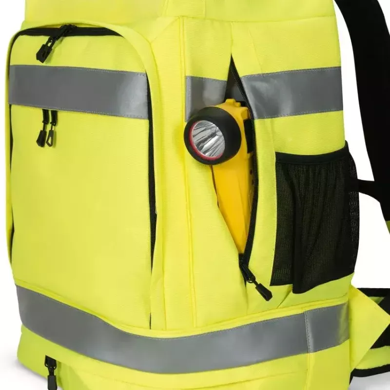 Kuprinė DICOTA Hi-Vis geltona, 65 L, iš PET ir TPU