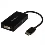StarTech.com kelioninis A/V adapteris: 3-in-1 DisplayPort į VGA, DVI arba HDMI keitiklis