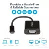 StarTech.com USB-C į VGA adapteris – juodas – 1080p – vaizdo keitiklis, skirtas MacBook Pro – USB C į VGA ekrano jungtis – atnaujinta versija CDP2VGAEC